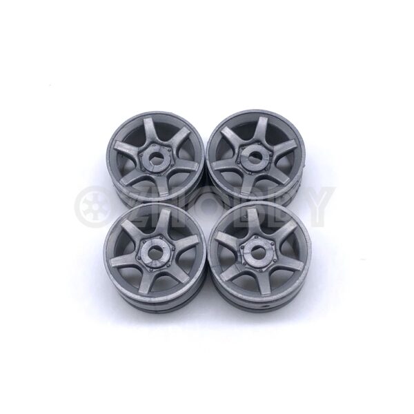 Orlandoo Hunter 1/32 1/35 Micro RC Crawler Wheels Black/Grey 4 Pcs #GA0007