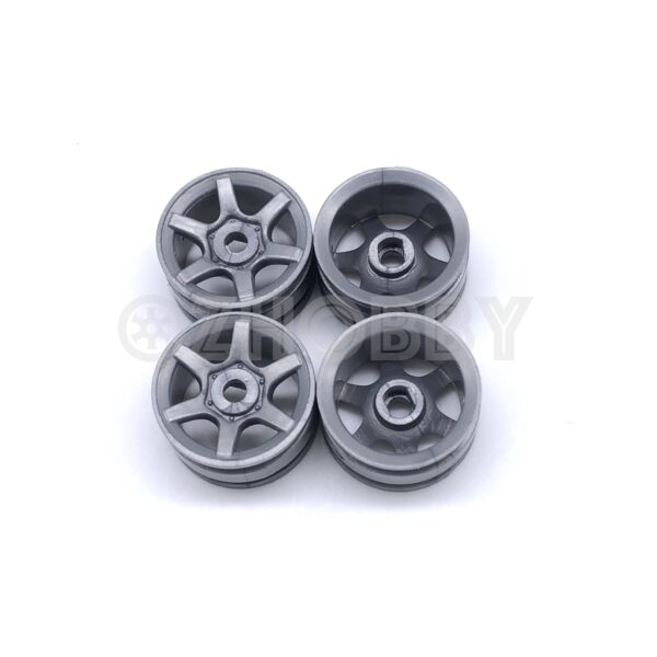 Orlandoo Hunter 1/32 1/35 Micro RC Crawler Wheels Black/Grey 4 Pcs #GA0007 - Image 3