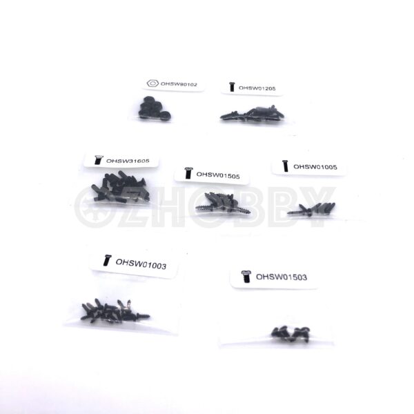 Orlandoo Hunter 1/32 OH35P01 Screw Kit Parts Set Black #SA0012