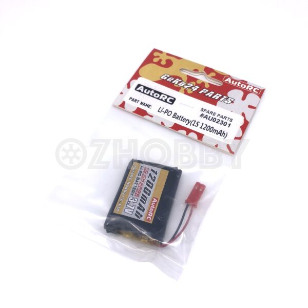 AutoRC 1/24 GK24 Micro Crawler 1S 3.7v Li-Po Battery #AU02301 - Image 8