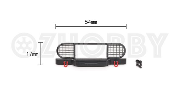 Orlandoo Hunter 1/32 OH32A03 Defender D110 Front Bumper with Light guard #MX0031 - Image 8